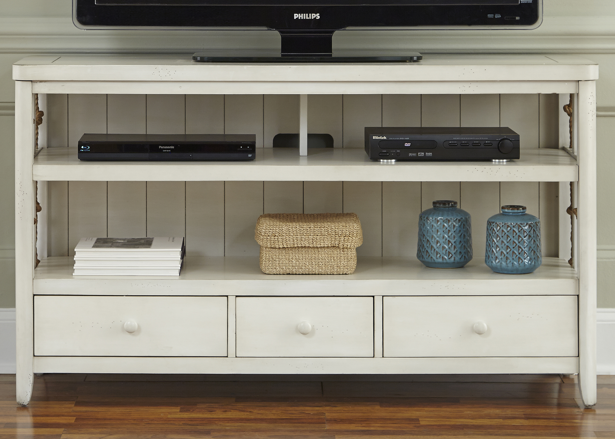 Beachy entertainment center sale